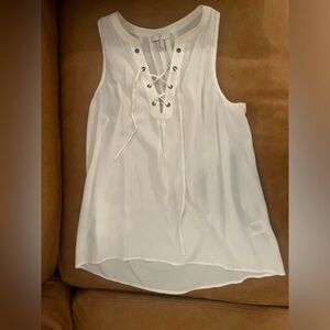 Joie Tank Top Lace Up